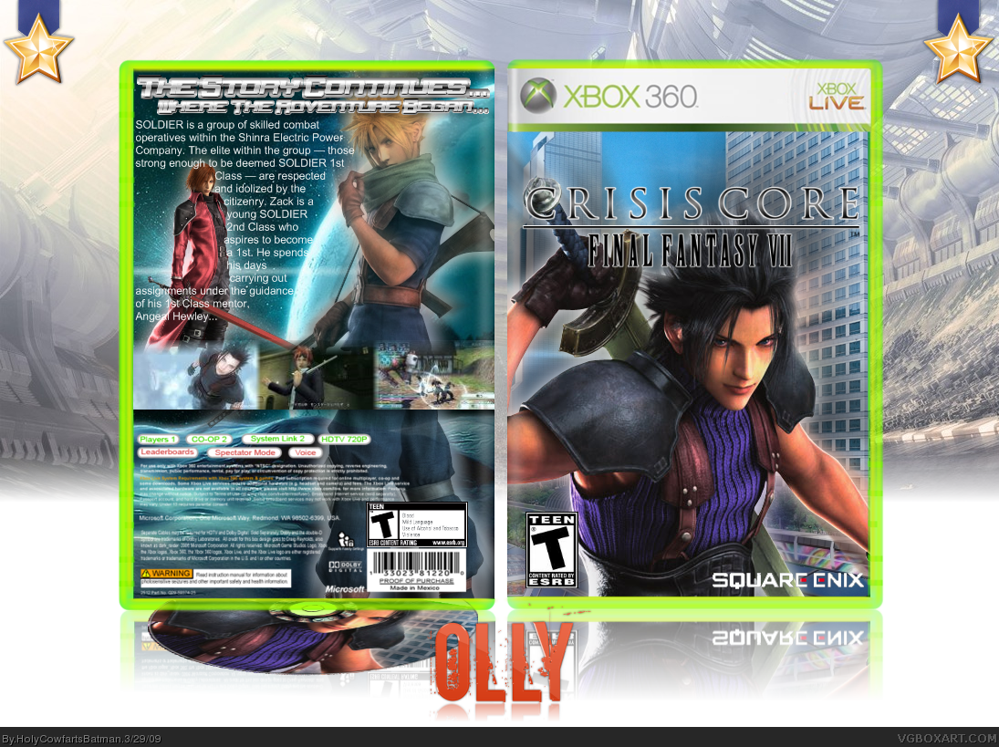 Crisis Core: Final Fantasy VII box cover
