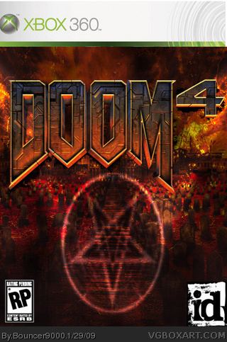 Doom 4 box cover