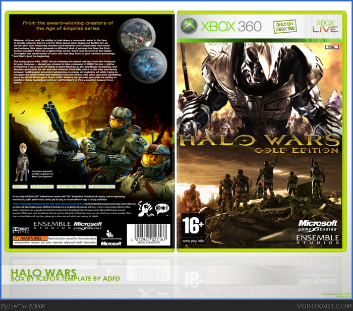 Halo Wars: Collectors Edition box art cover