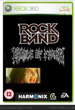 Rock Band: Cradle Of Filth box cover