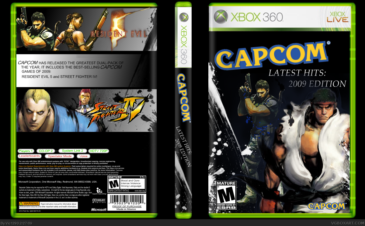 Capcom's Latest Hits: 2009 Edition box cover