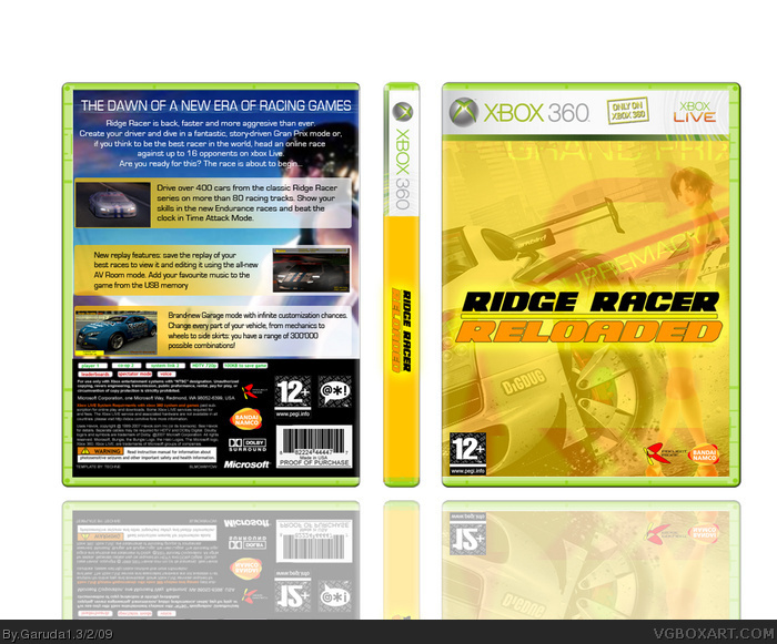 Ridge Racer Reloaded box art cover