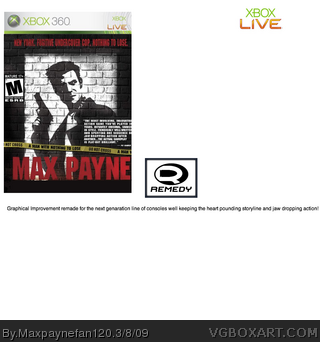 Max Payne Remake box art cover