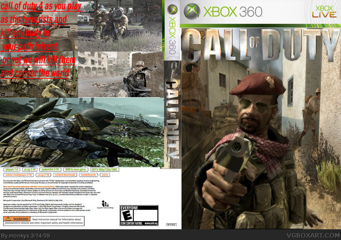 Call of Duty box art cover