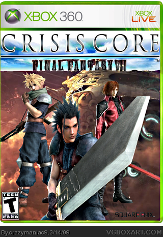 Final Fantasy 7 Crisis Core box cover