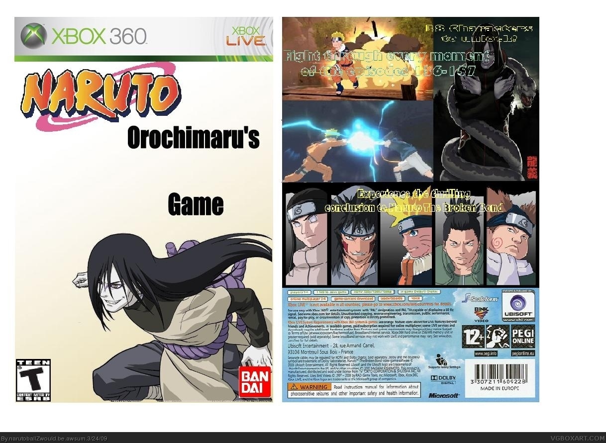Naruto Orochimaru's Game box cover