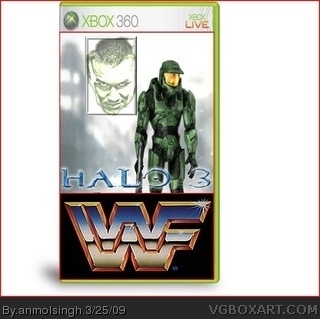 Halo3 vs WWF box cover