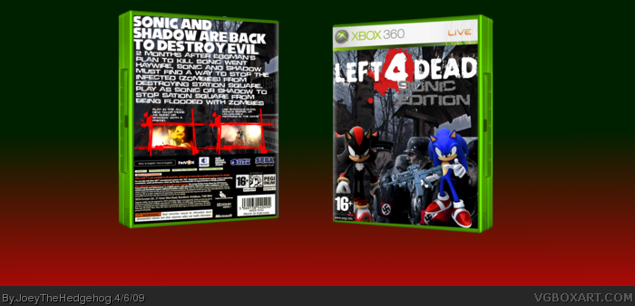 Left 4 Dead: Sonic Edition box art cover