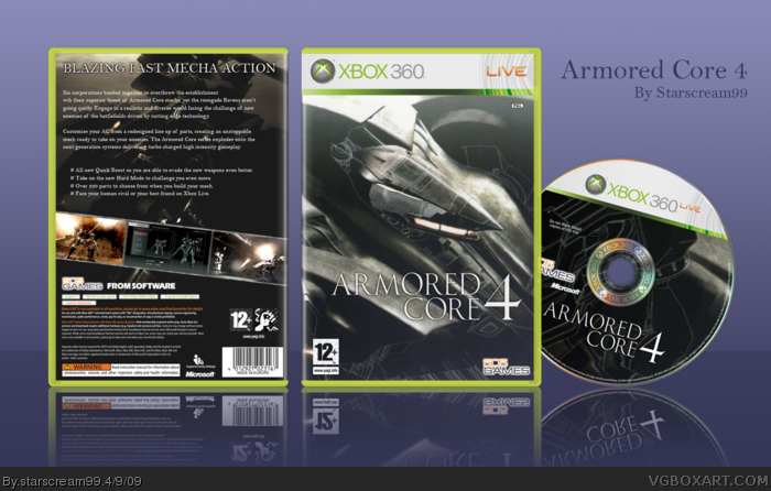 Armored Core 4 box art cover