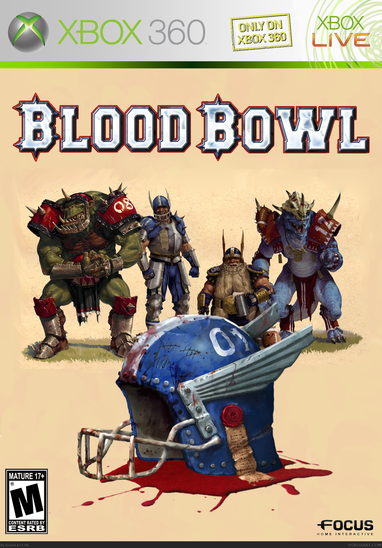 Blood Bowl box cover