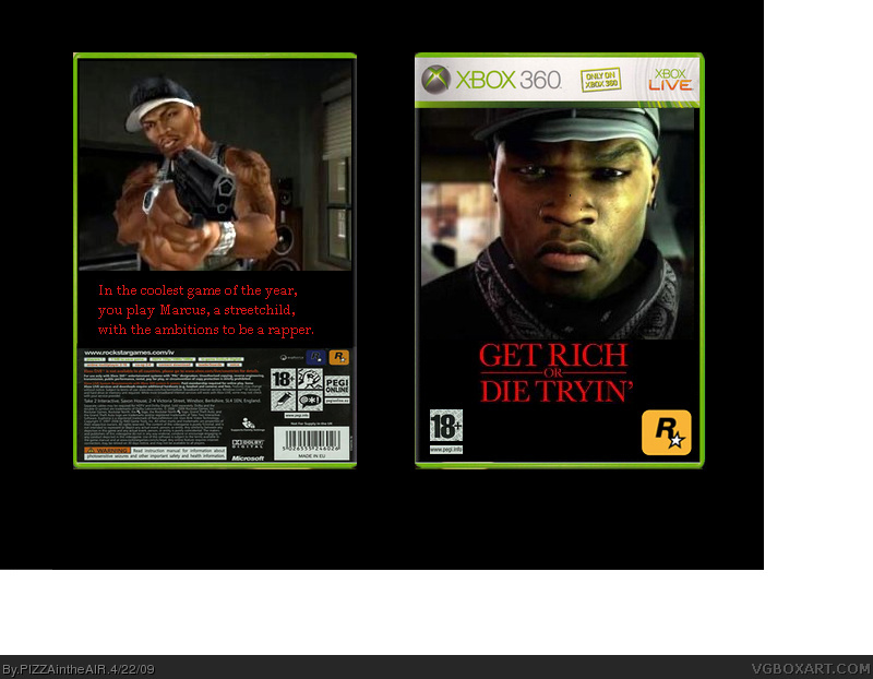 GET RICH or DIE TRYIN' box cover