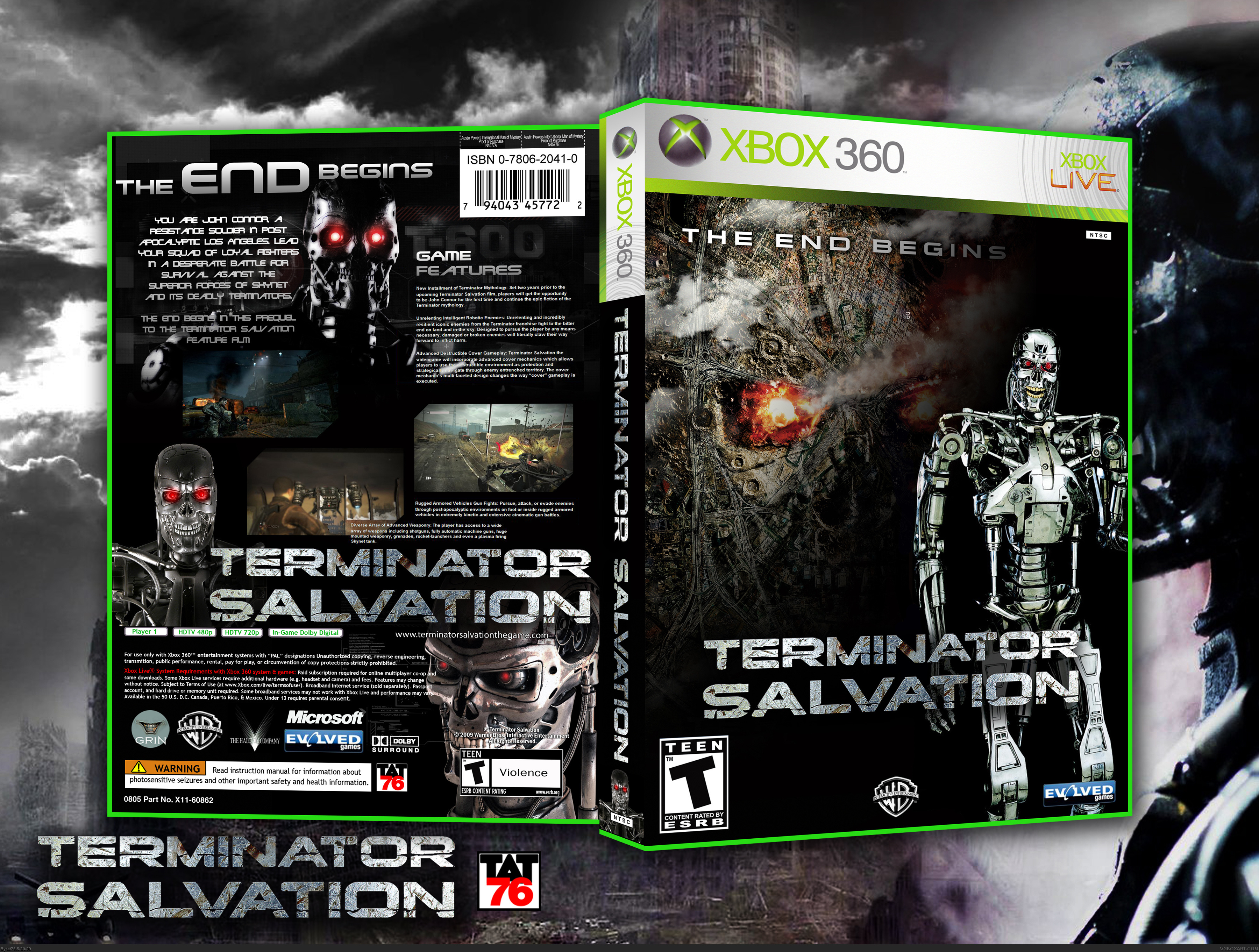 Terminator: Salvation box cover