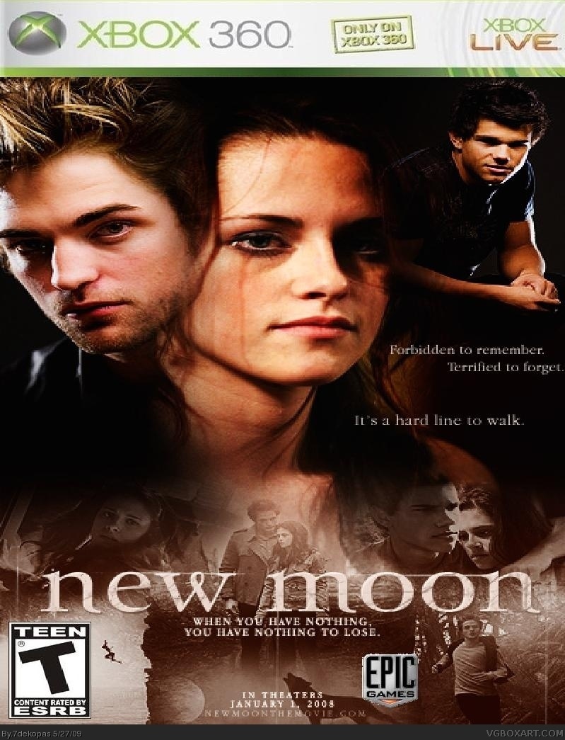 The Twilight Saga: New Moon box cover