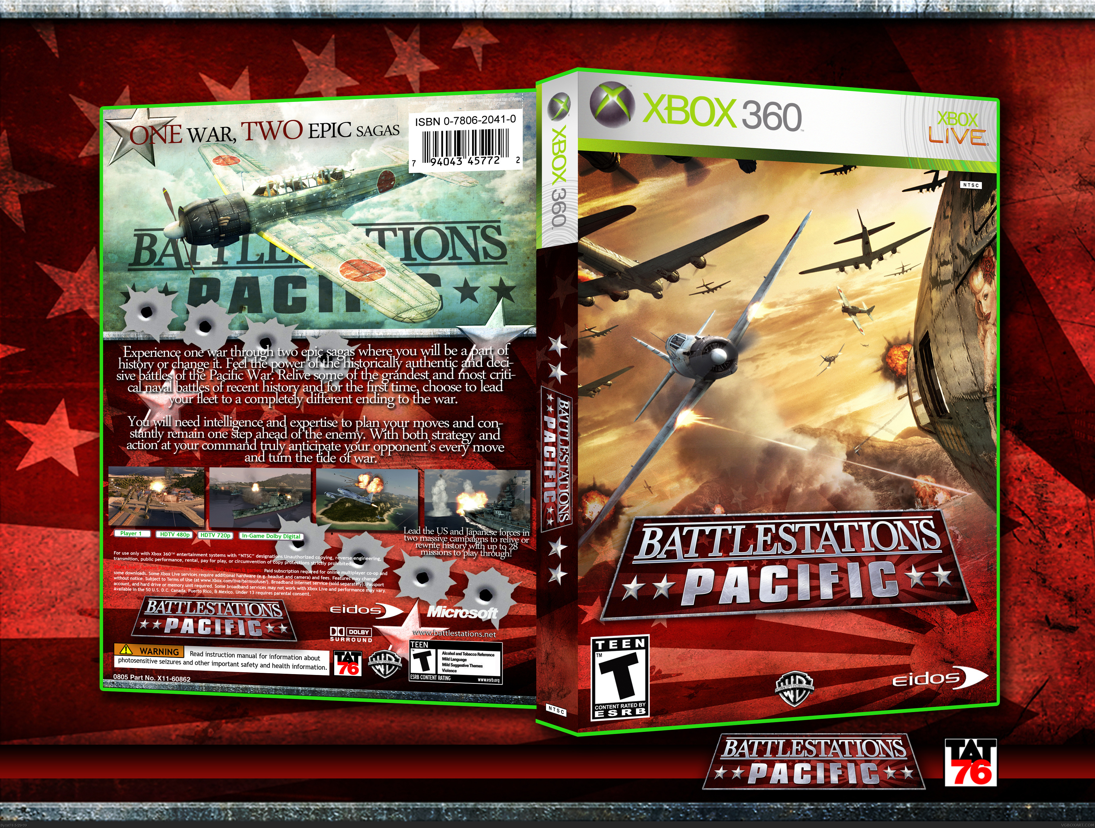 Battlestations Pacific box cover