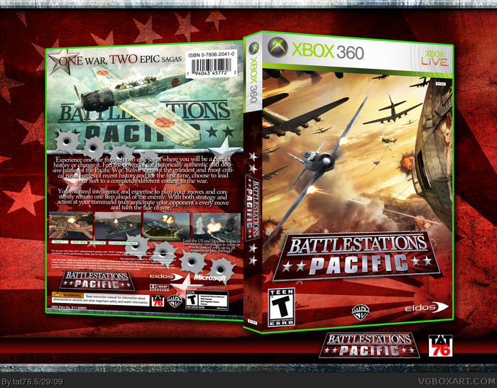 Battlestations Pacific box art cover