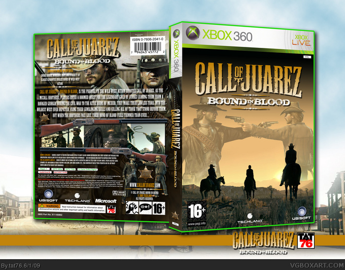 Call of Juarez: Bound in Blood box art cover