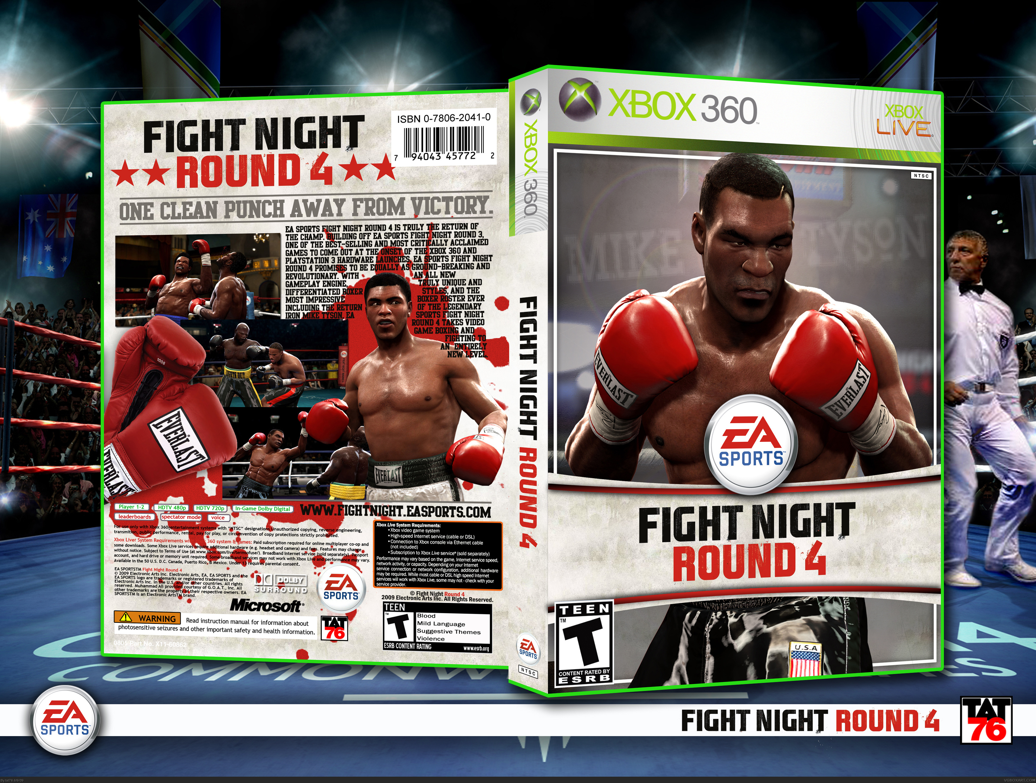Fight Night Round 4 box cover