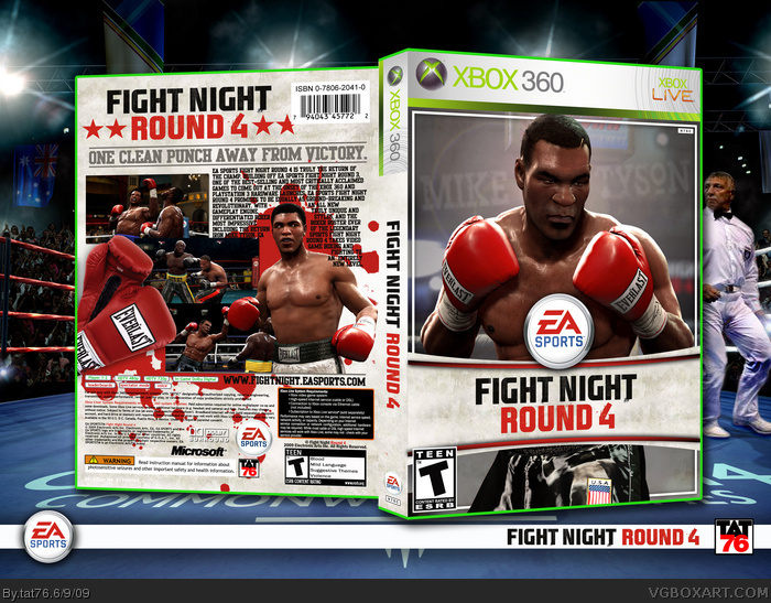Fight Night Round 4 box art cover