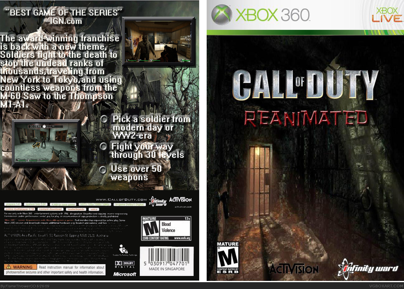 Call of Duty: Reanimated box cover