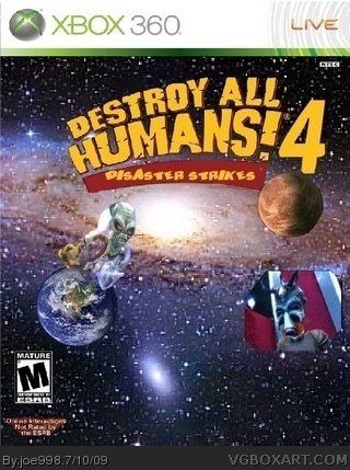 Destroy All Humans box cover