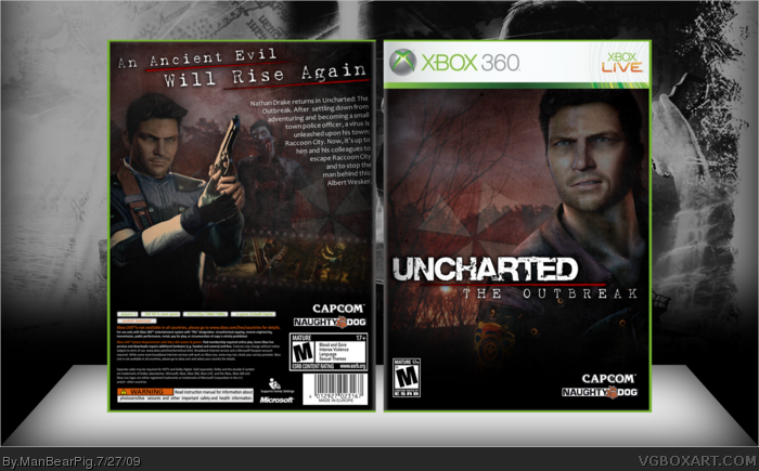 Uncharted: The Outbreak box art cover