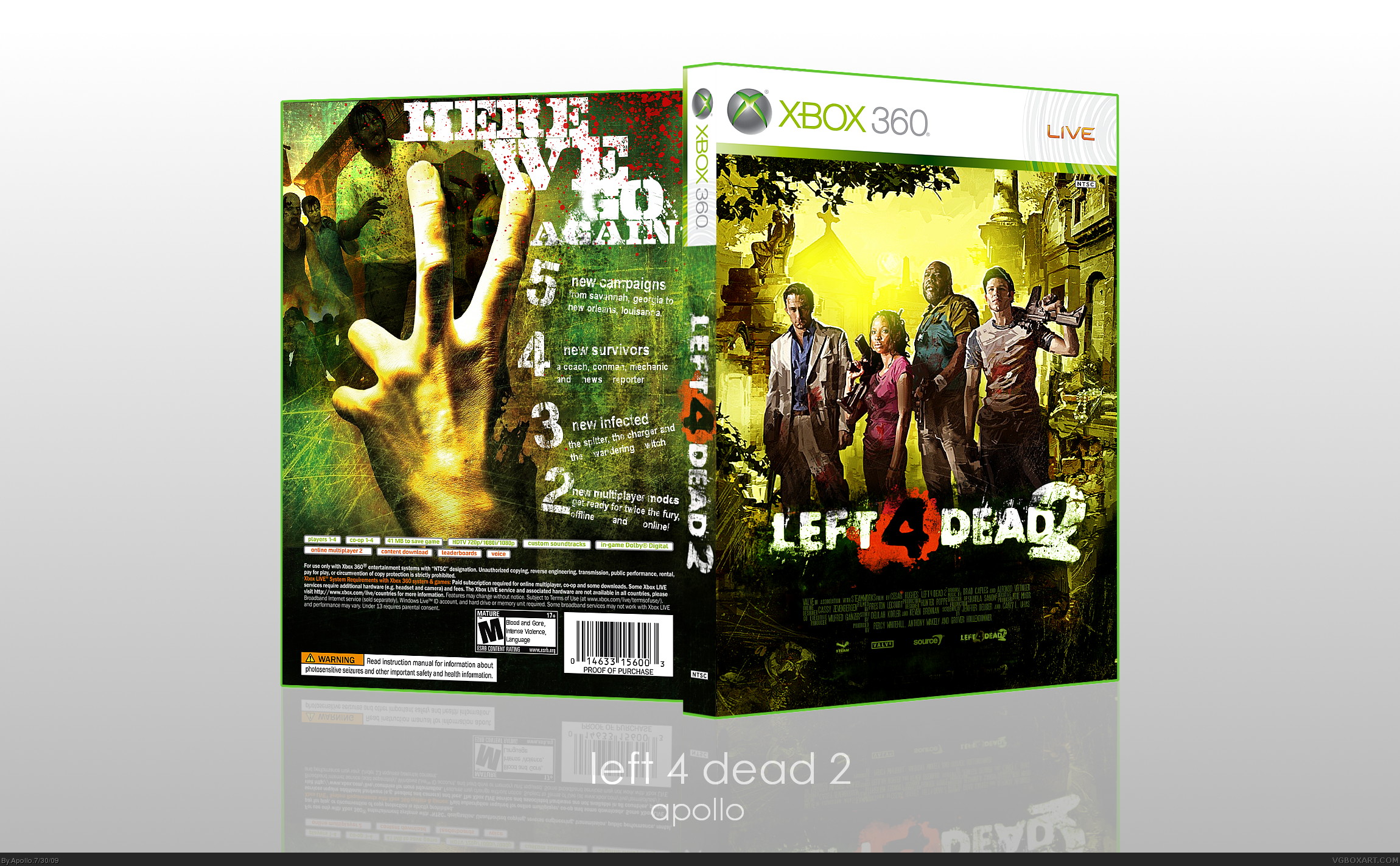 Left 4 Dead 2 box cover