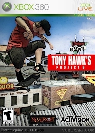 Tony Hawk's Project 8 box cover