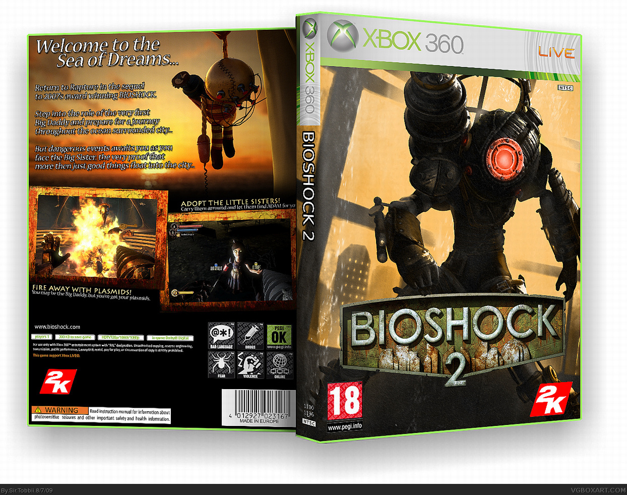 Bioshock 2 box cover
