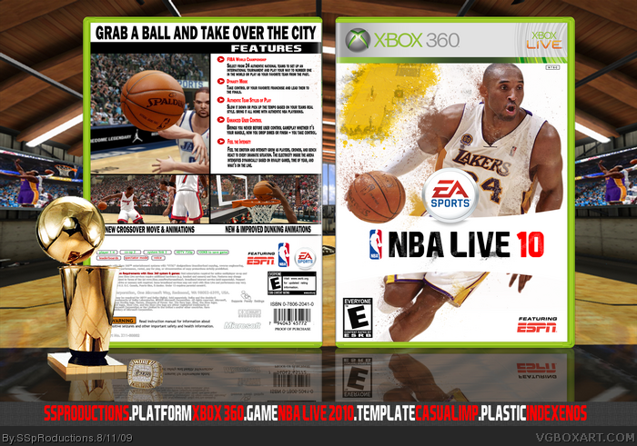 nba live 10 xbox 360