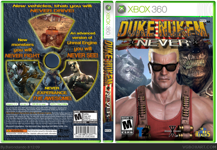 Duke Nukem Never box art cover