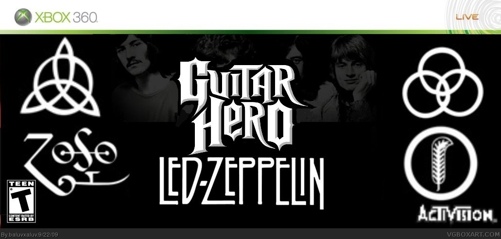 Guitar Hero: Led Zeppelin box cover