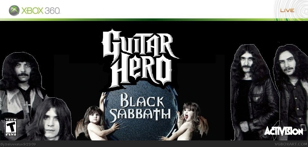 Guitar Hero: Black Sabbath box cover