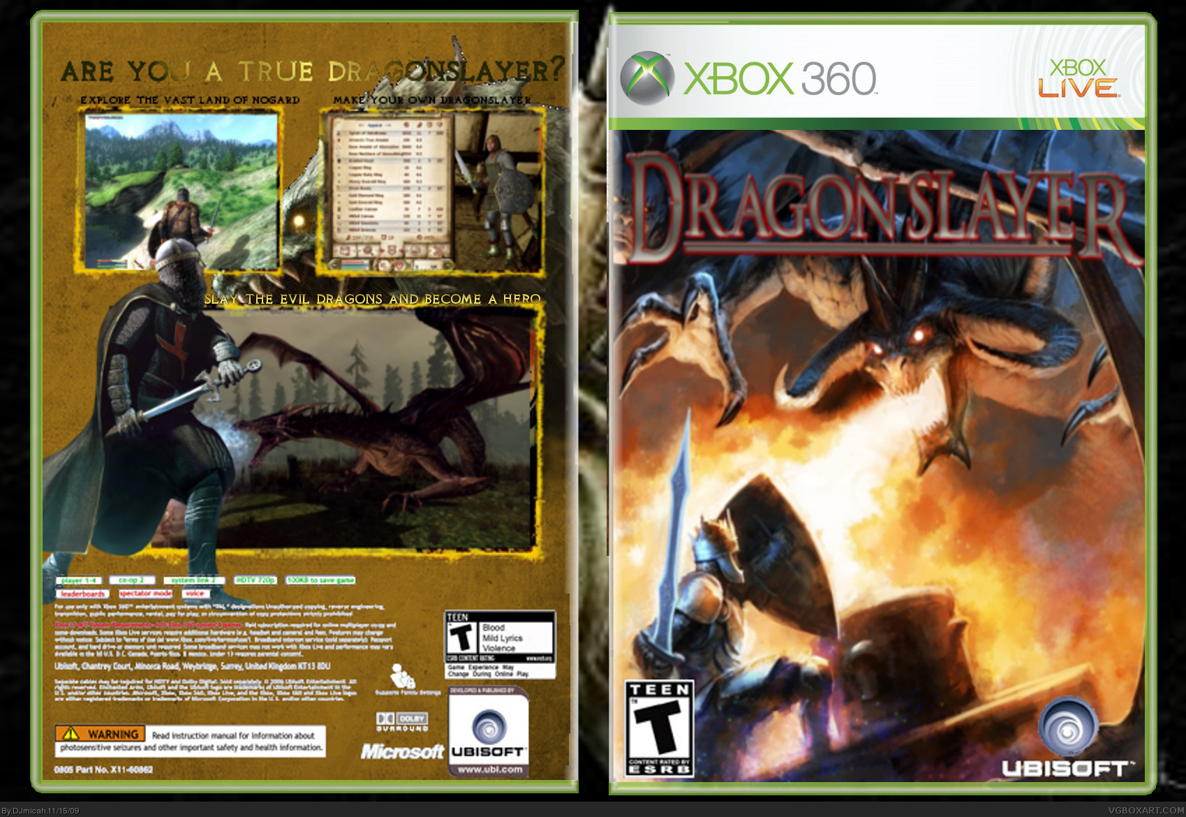 Dragonslayer box cover