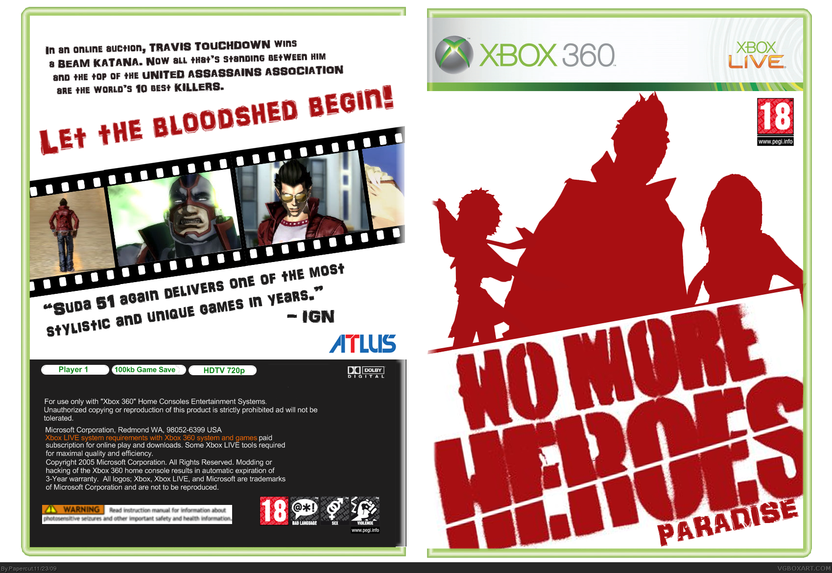 No More Heroes: Paradise box cover