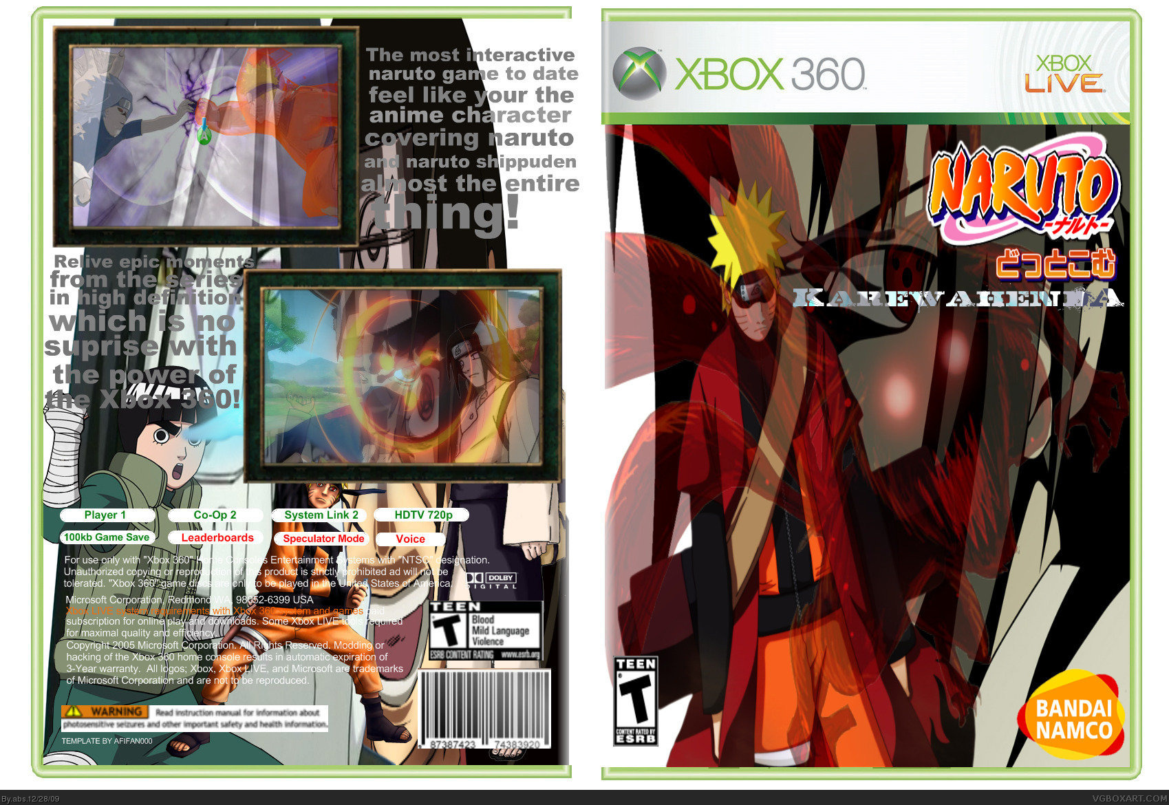 Naruto Ka-re-wa-hendA box cover