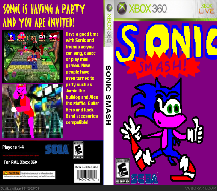 Sonic Smash! box cover