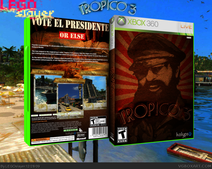 Tropico 3 box art cover
