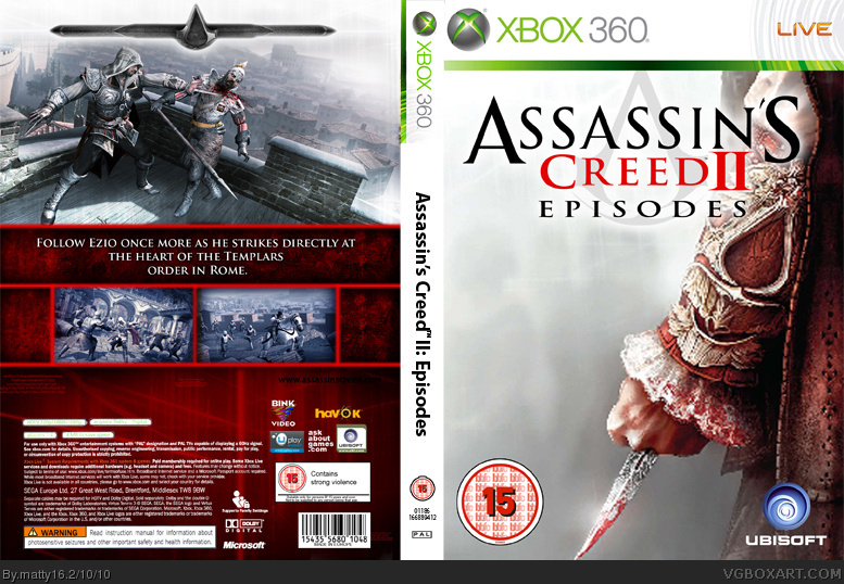 Assassins Creed 2: episodes box cover