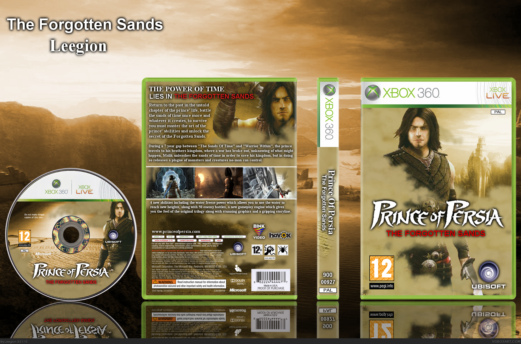 Prince of Persia: The Forgotten Sands box cover