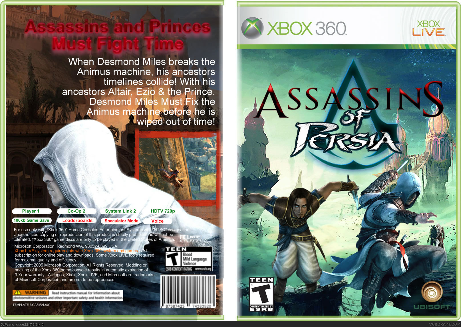 Assassin's Of Persia box cover