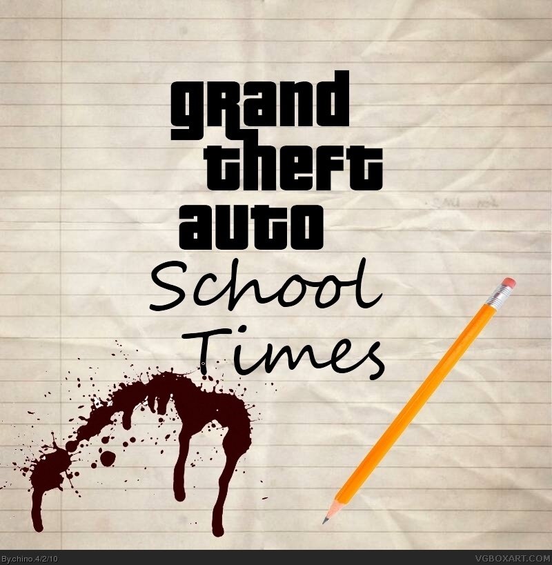 Grand theft auto School Times box cover