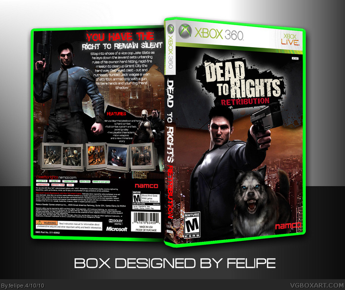 Dead to Rights: Retribution box art cover