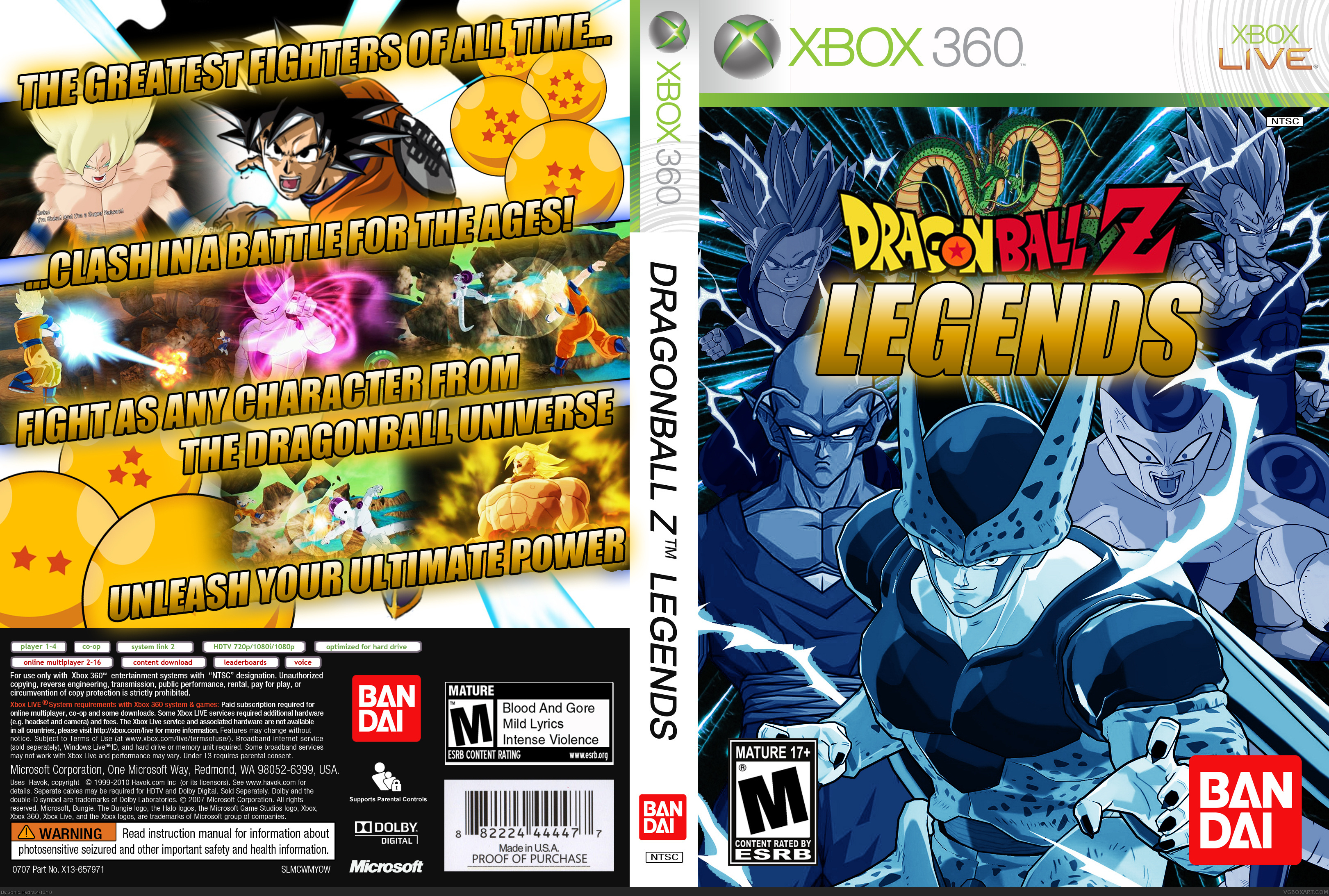 DragonBall Z Legends box cover