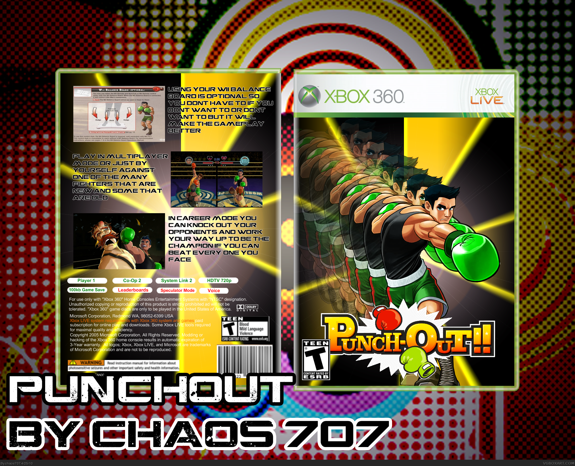 Punch Out 360 box cover