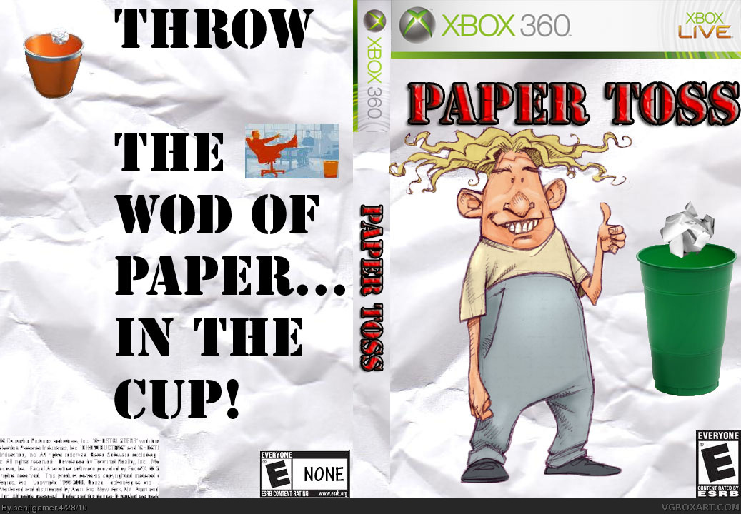 paper toss box cover