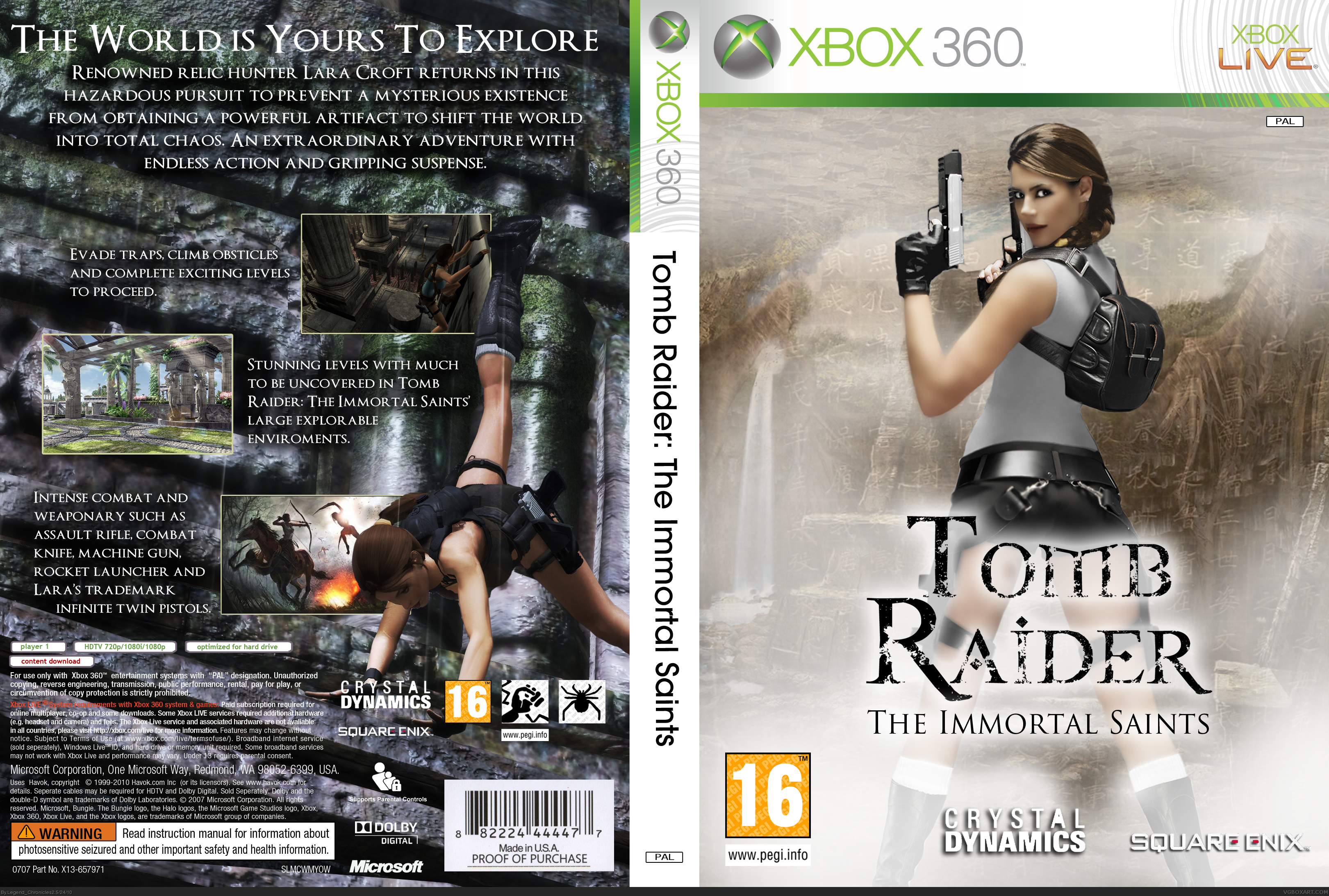 Tomb Raider: The Immortal Saints box cover