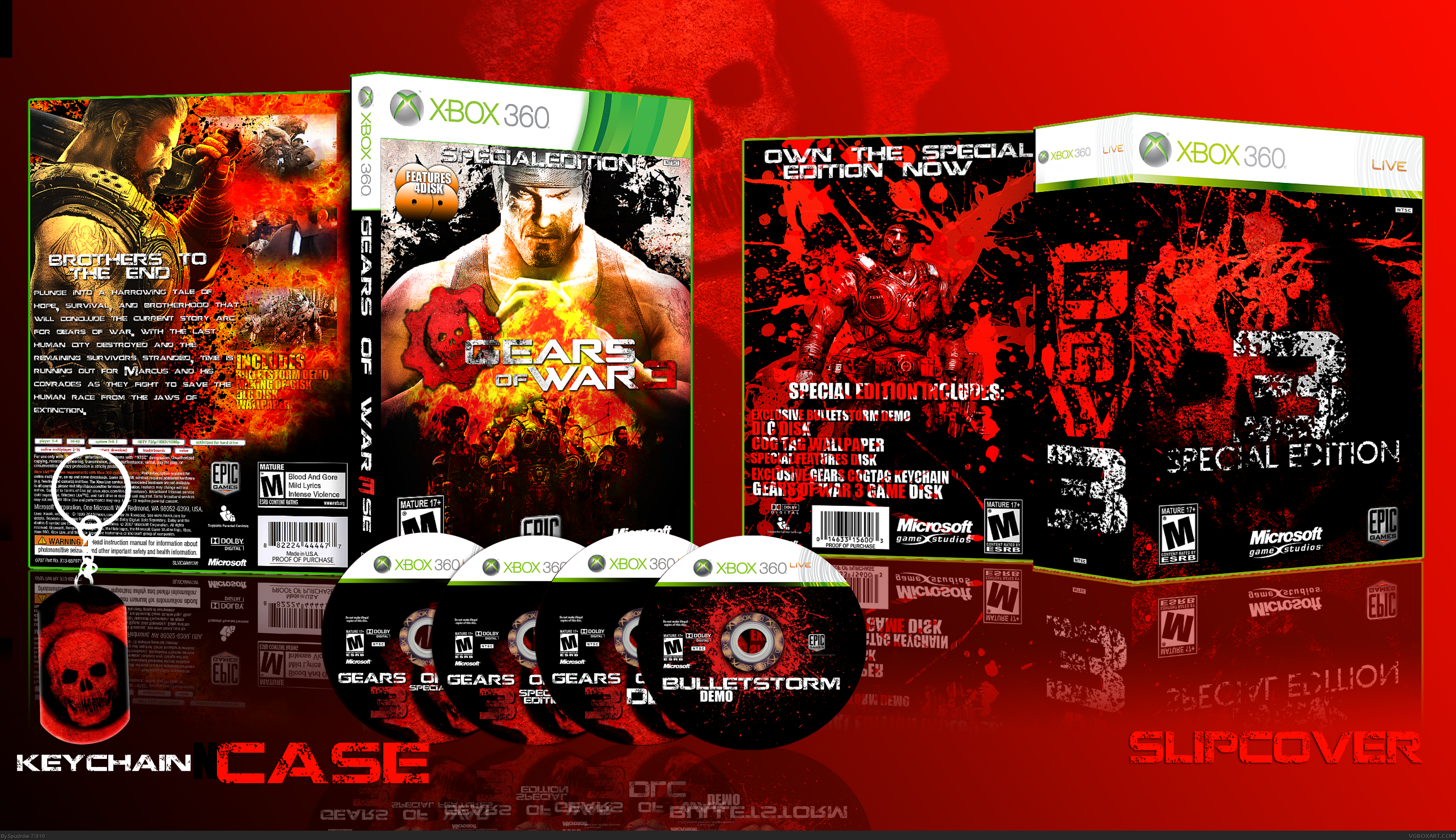 Gears of War 3 Special Edtion box cover