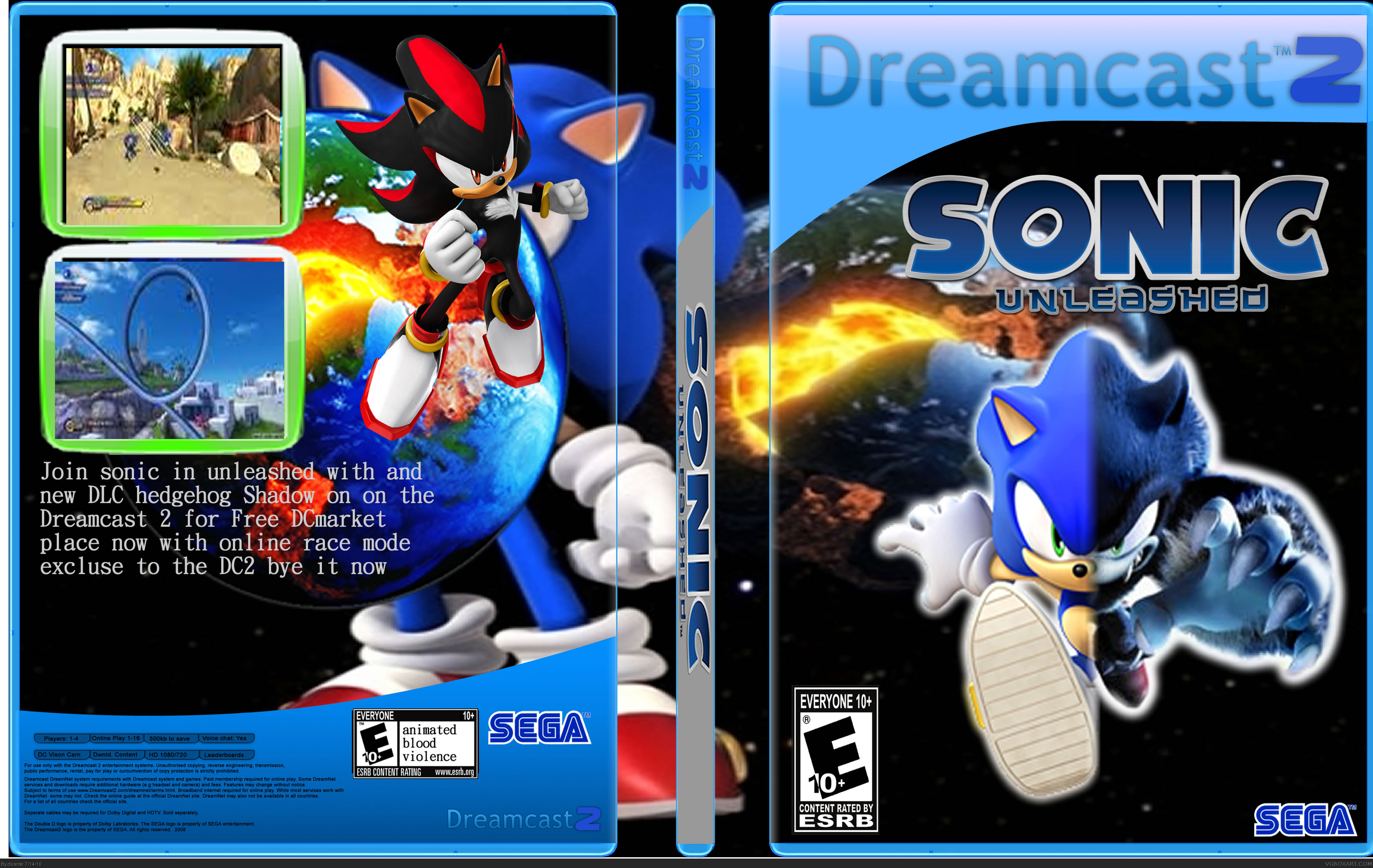 Sonic Unleashed(DC2) box cover