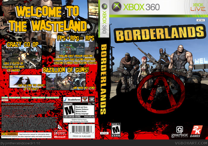 Borderlands box art cover