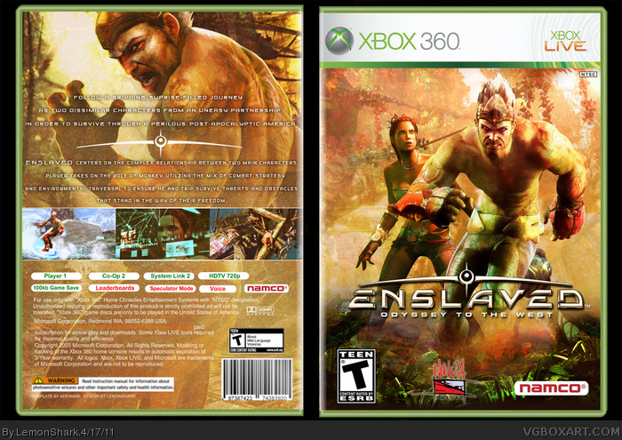 Enslaved: Odyssey to the West box art cover